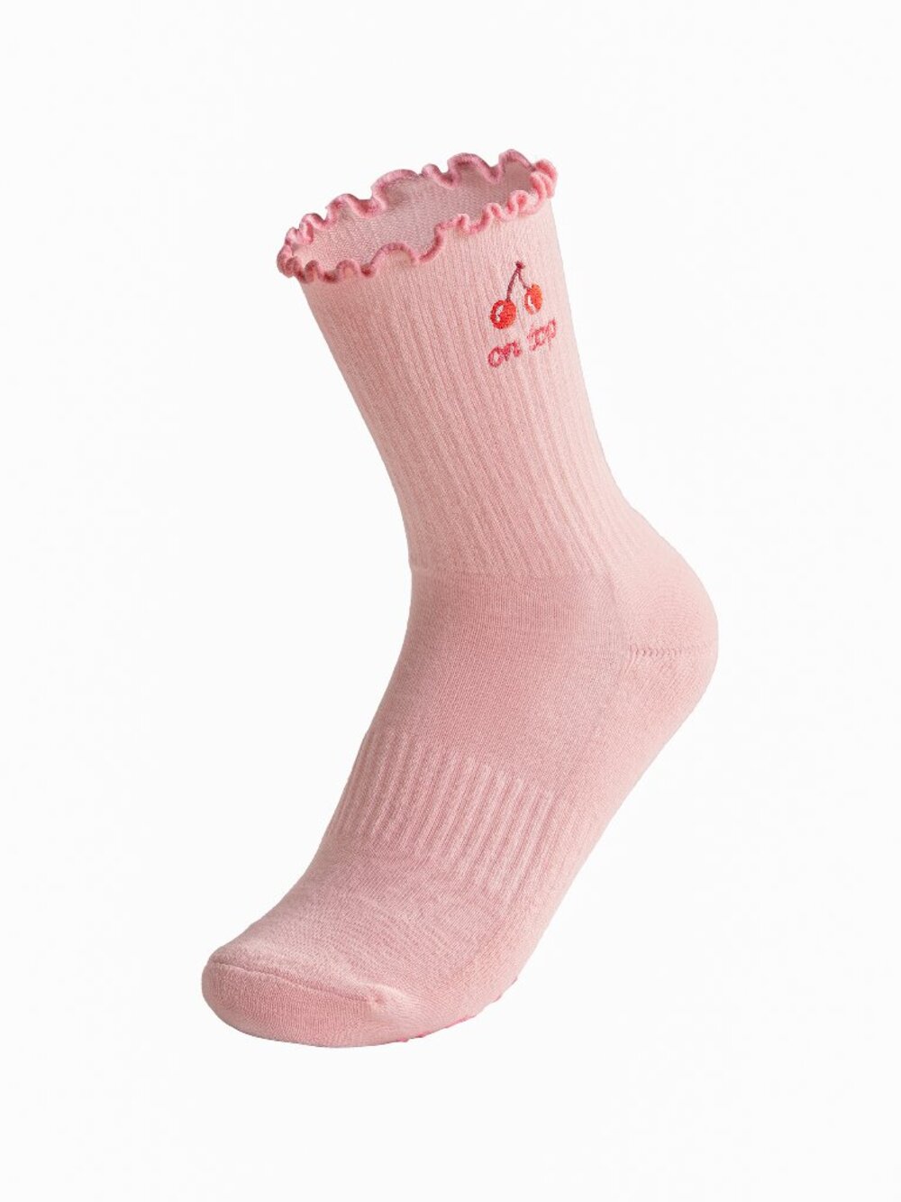 Cherry On Top Grip Pilates Socks